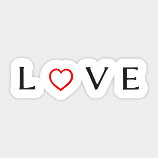Love and Valentines Sticker
